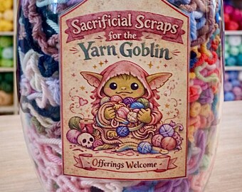 Complete Cute & Quirky Yarn Goblin Collection︱Tags for Yarn Scrap Jar, WIPs and Yarn Stash︱Gift for Fiber Artists, Knitters, Crocheters