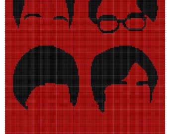 Big Bang Theory Inspired "Bazinga" Crochet Colorwork Pattern