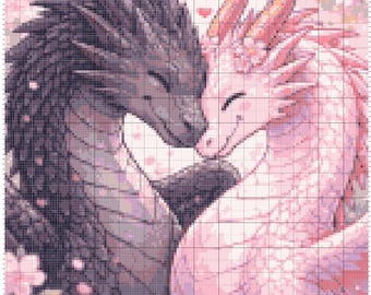 Dragon Lovers Crochet Colorwork Pattern