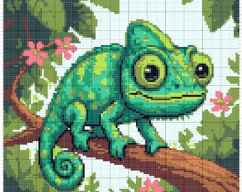 Chameleon Crochet Colorwork Pattern