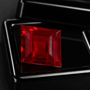 Certified 8 Ct Natural Red Burma Blood Pigeon Ruby Fancy Shape Cut Loose Gemstone Making for jewelry and necklace