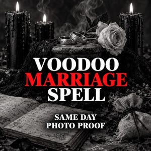 VOODOO MARRIAGE SPELL – Personalized Love Casting for Commitment, Devotion & a Shared Future | Same Day Casting + Photo Proof
