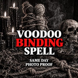 VOODOO BINDING SPELL – Personalized Love Casting for Connection, Devotion & Commitment | Same Day Casting + Photo Proof