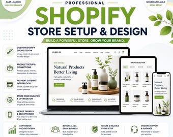Services personnalisés de création et de conception de boutiques Shopify | Expert en e-commerce Shopify