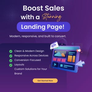 Diseño personalizado de páginas de destino en WordPress / Sitio web empresarial / Página de generación de leads y ventas