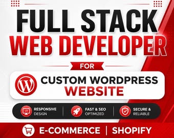 Développeur web full stack | Conception de sites web personnalisés, WordPress, boutiques e-commerce et Shopify