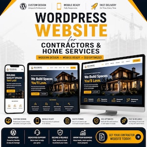 Individuelle Webseitenentwicklung und -relaunch für Bauunternehmer, Baufirmen und Handwerksbetriebe, inklusive Vorlagen, Formularen und Galerie-Landingpages