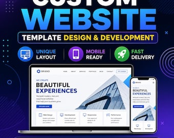 Conception de modèles de sites web personnalisés, développement de thèmes WordPress + services de développement web, mise en page unique, conception de modèles personnalisés