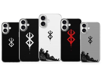 Guts Anime Phone Case, Dark Fantasy Manga Cover