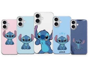 Funda para teléfono Stitch, cubierta protectora de dibujos animados de extraterrestres