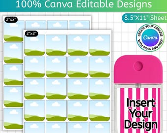 Labelsjabloon voor spuitfles, Canva bewerkbare labels voor handdesinfecterend middel, Aanpasbaar ontwerp, Afdrukbare labelspray, Slepen en neerzetten, Digitale download
