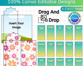 Money Envelope Template Bundle, Canva Editable Money Label Frames, Gift Money Holder, Budget Cash Envelope, Drag And Drop, Instant Download