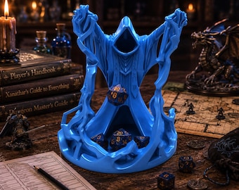 Wizard Dice Tower STL File, Fantasy Dice Roller, Tabletop RPG Dice Tower, DnD Pathfinder Gaming Accessory, 3D Printable Dungeon Decor