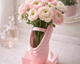 Ballet Shoe Vase STL | 3D Print, Balletcore Decor (Digital Download)