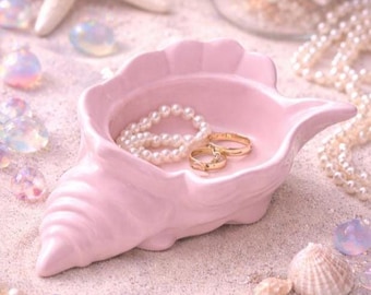 Seashell Bowl STL, Coastal Jewelry Dish 3D Print (Digital Download)