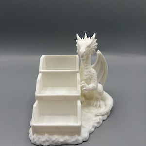 Arquivo STL para impressão 3D de organizador de dados de dragão, bandeja para dados de RPG, suporte para dados de Mahjong (Download digital) imagem 13