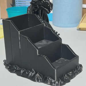 Arquivo STL para impressão 3D de organizador de dados de dragão, bandeja para dados de RPG, suporte para dados de Mahjong (Download digital) imagem 9