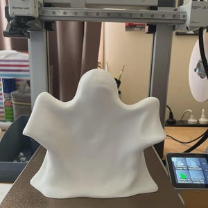 Spooky Ghost Candy Bowl STL, Halloween Treat Holder 3D Print File image 5