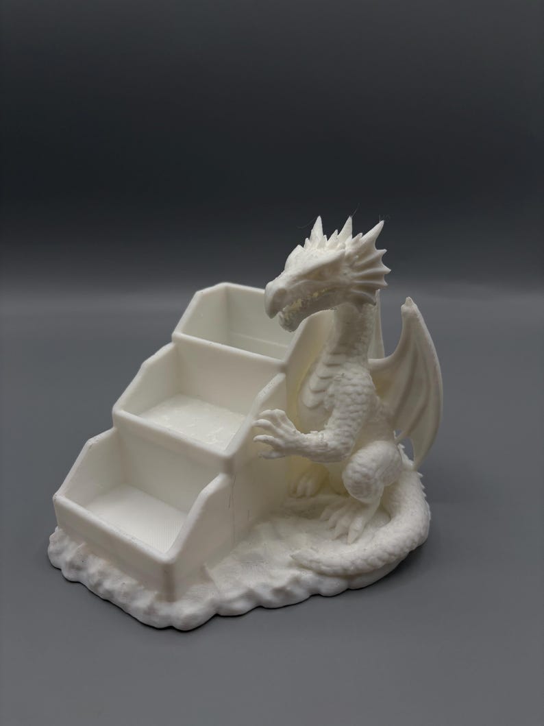 Arquivo STL para impressão 3D de organizador de dados de dragão, bandeja para dados de RPG, suporte para dados de Mahjong (Download digital) imagem 10