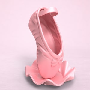 Ballet Shoe Vase STL | 3D Print, Balletcore Decor (Digital Download) image 7