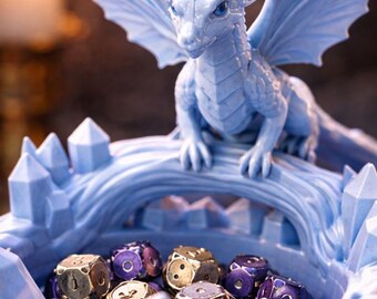 Porta-dados Dragão STL, Armazenamento de Dados para RPG de Mesa de Fantasia (Download Digital)