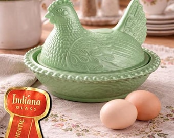 Vintage Indiana Hen on Nest STL, Farmhouse Kitchen Decor (Digital Download)
