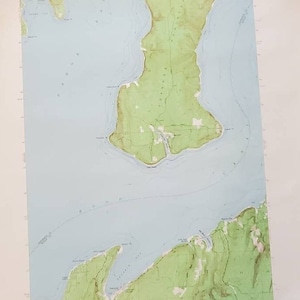 Vintage Karte Geologische Seabeck Washington State, Kitsap County, PNW, Hood Kanal Geschichte,