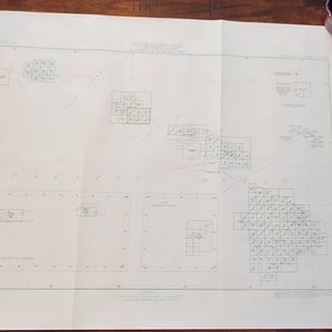 Hawaiian Islands Survey Map, July 1969 US Geological Survey Map, Topographic Index Map, American Samoa & Guam Map, Hawaiian Island Map,