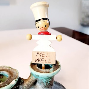 Steak Med Well Wood Figure, Personal Steak Wellness Stick,