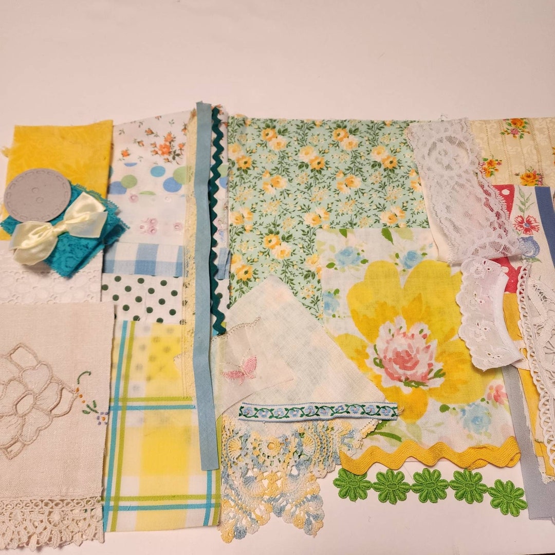 Vintage Fabrics, Embroidered Linens, Slow Stitching, Inspiration