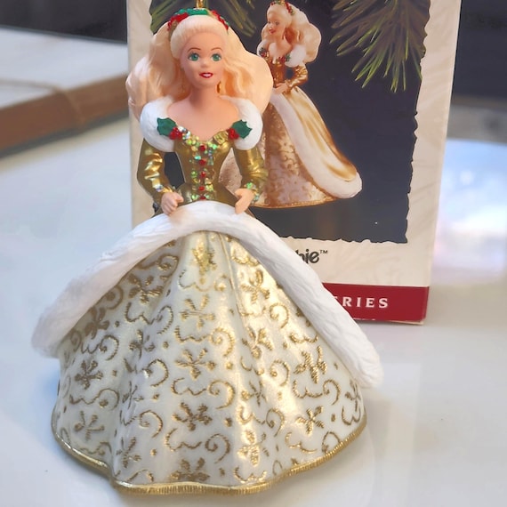 Vintage 1994 Holiday Barbie Ornament: Hallmark Keepsake, 90s