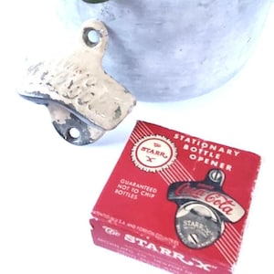 Vintage Coca Cola Bottle Opener, Coca Cola, Starr X, Bottle Opener Stationary Bottle Opener