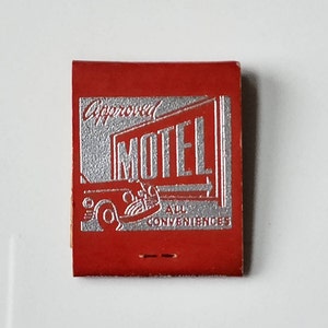 Vintage Retro Motel Matches, Royal Victorian Motel, Port Angeles WA, Pacific North West Lodging Collectible, Puget Sound Motel, Fisherman