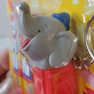 Pez Candy Elephant Keychain, 1998 Political Elephant, Uncle Sam & Clown Not Included,