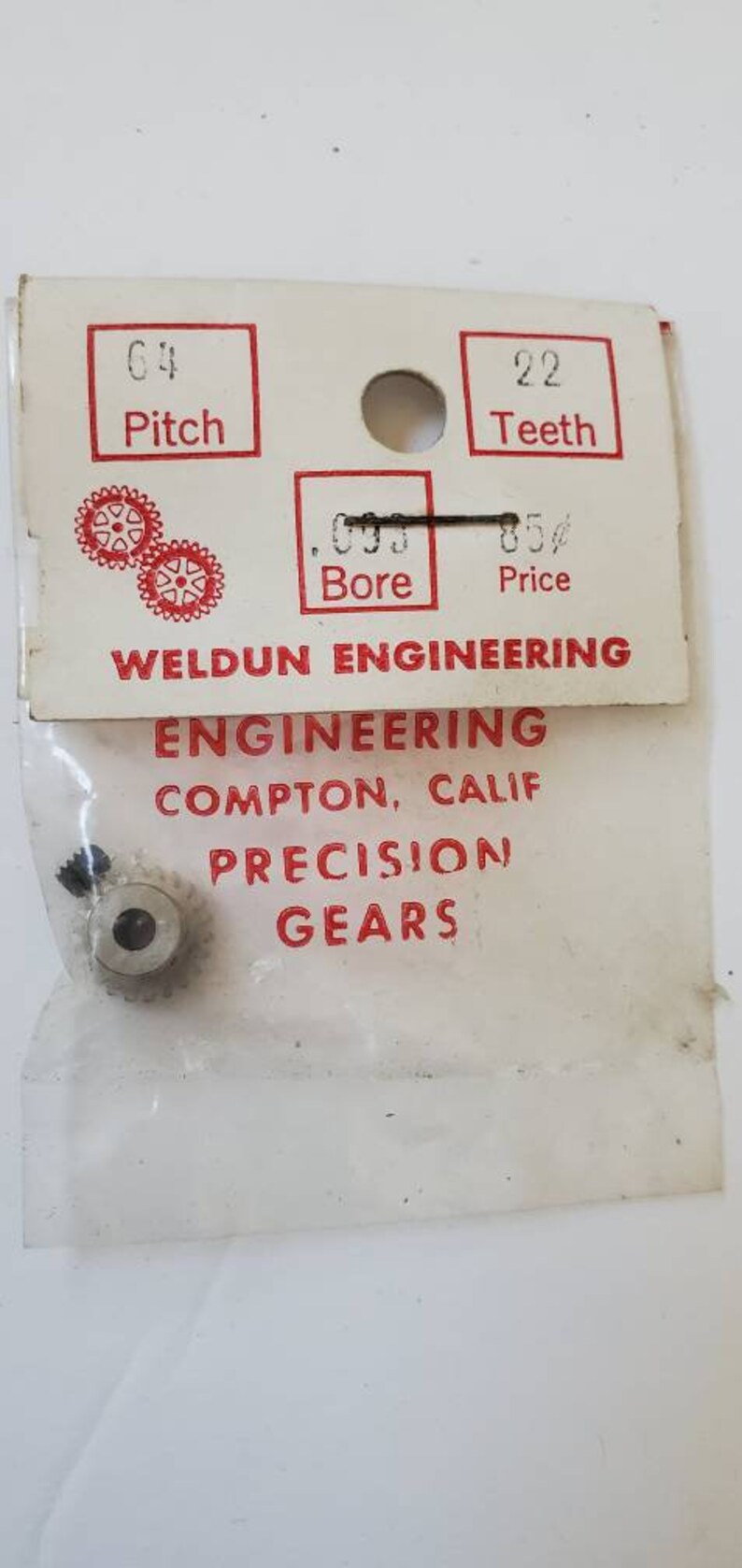Weldun Engineering Slot Car Parts Teeth 22 Pitch 64 Pre 1970 Etsy