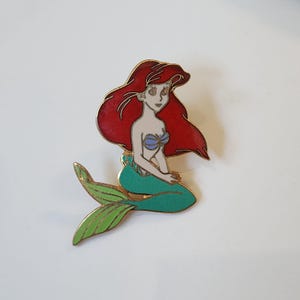 Vintage Arielle die kleine Meerjungfrau Anstecknadel, Disney Sammler Pin, Prinzessin Ariel, die kleine Meerjungfrau, 1980er Jahre Disneyland Sammlerstück Anstecknadel, Trade Pin