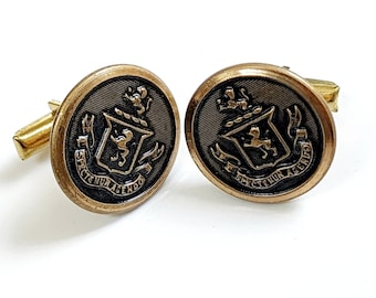 "Spectemur Agendo" Manschettenknöpfe: Royal Irish Irish Journal Geschenk