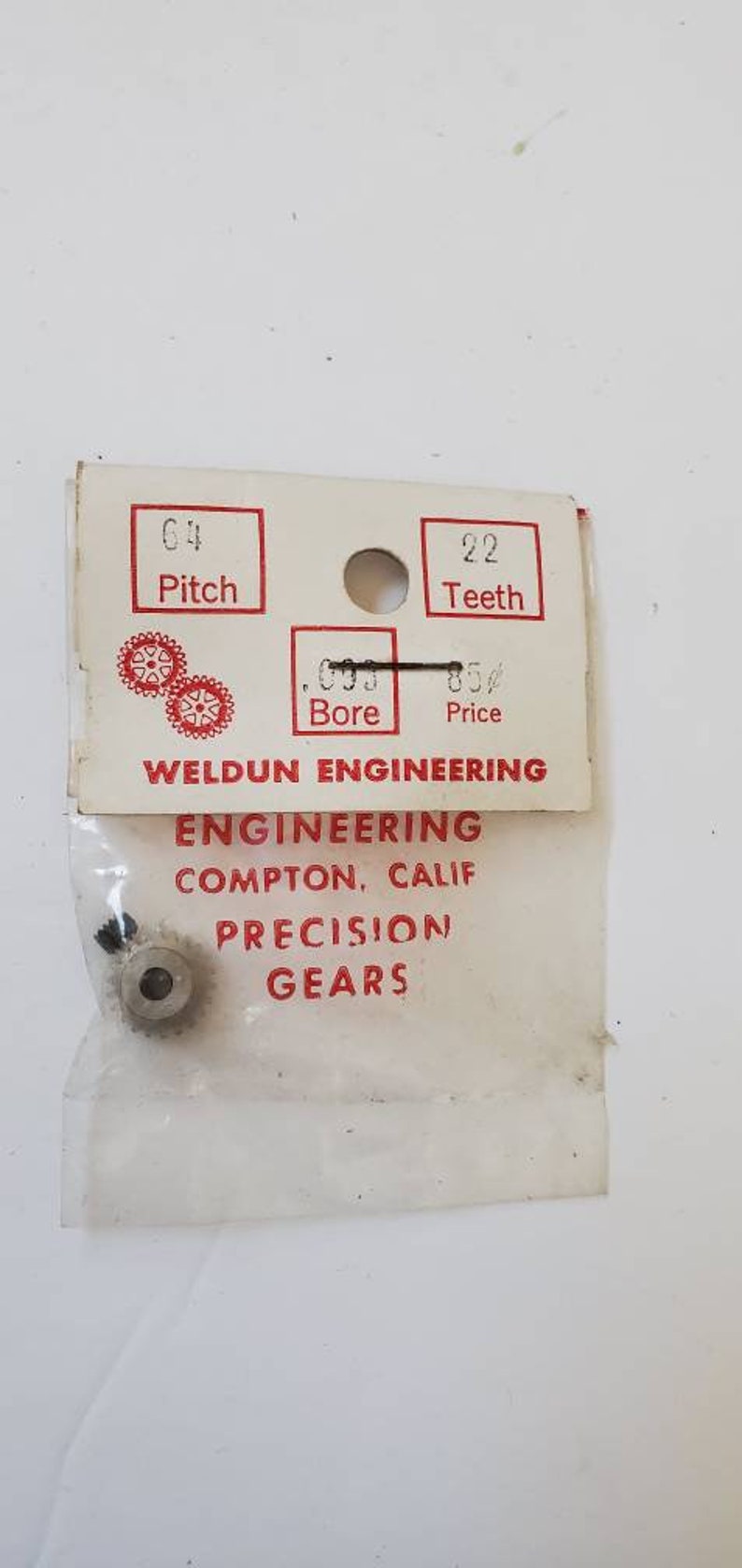 Weldun Engineering Slot Car Parts Teeth 22 Pitch 64 Pre 1970 Etsy