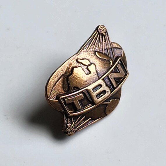 Vintage TBN Trinity Broadcast Network Lapel Pin: … - image 2