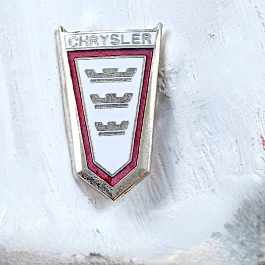 Chrysler Lapel Pin Mid Century Car Dealership HTF Rare Pin Etsy
