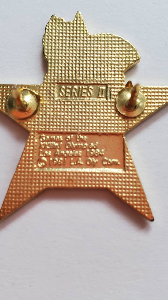 1984 Olympic Games Lapel Pin, Los Angeles Olympics, U… Gem