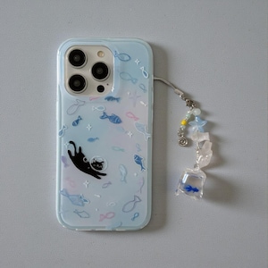 Dreamy Phone Case, Fish Phone Case For iPhone 17 16 15 14 13 Pro Max , Phone Case With Charms, Gift For Her