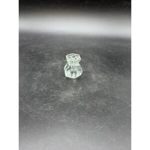 Vintage Clear Glass Hexagonal Door Knob