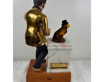 Elvis Presley McCormick Bourbon Whiskey Decanter Lot 50th Anniversary Hound Dog