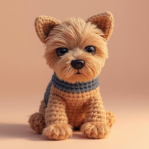 Yorkshire terrier amigurumi - Etsy 日本