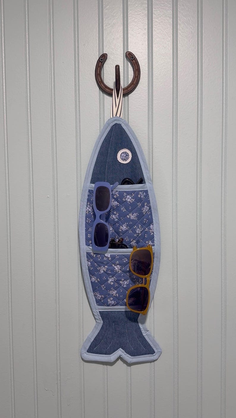 Fish Pocket Organizer Sewing Pattern (PDF Download) - Etsy