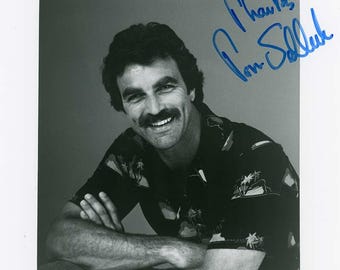 Tom Selleck Vintage Autographed Photo | 8x10 | Certified by ACOA