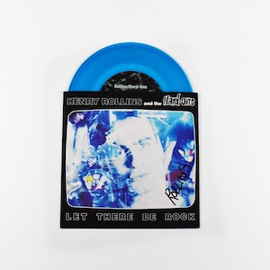 Henry Rollins signerade skivalbum 45 LP | Certifierad av JSA