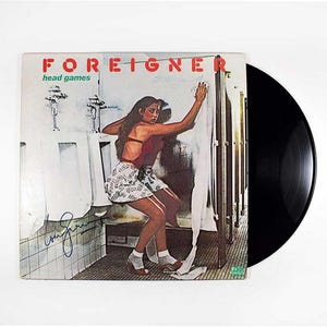 Lou Gramm Vintage Signerad Skiva LP | Certifierad av JSA