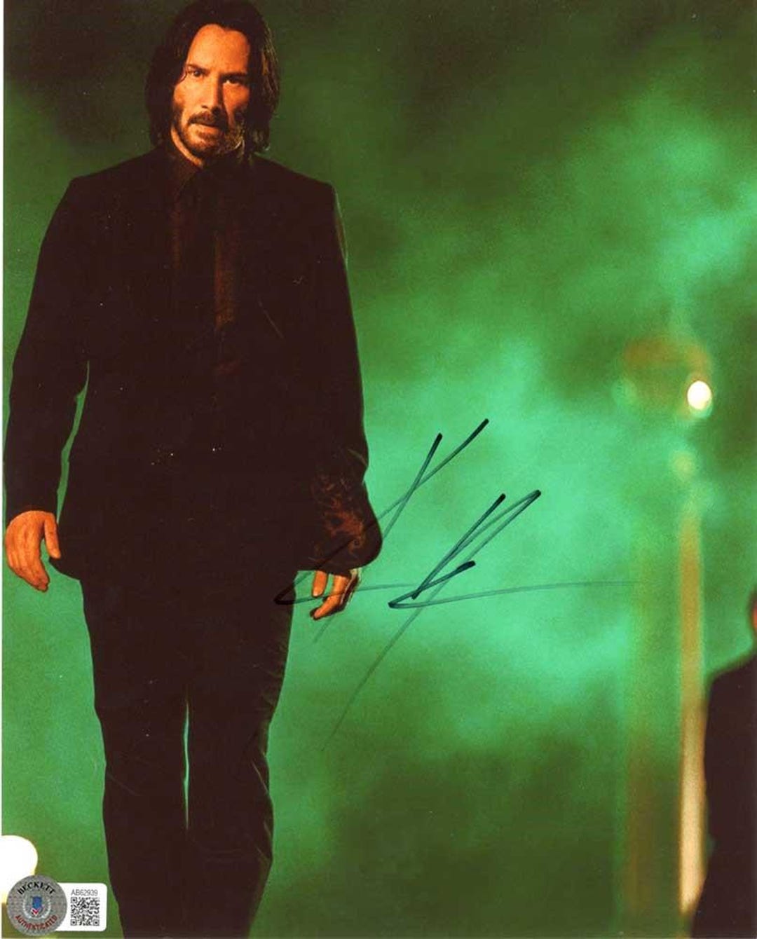 Keanu Reeves Autographed Photo | 8x10 | Certified by BAS - Etsy